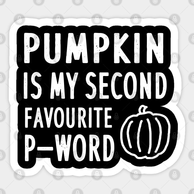 Thanksgiving Pride Gay Lesbian LGBT+ Pumpkin Sticker by FindYourFavouriteDesign